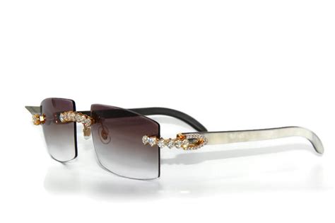 buy cartier buffalo horn sunglasses|buffalo cartier glasses with diamonds.